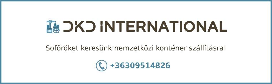 DKD International Kft - sofőr állás